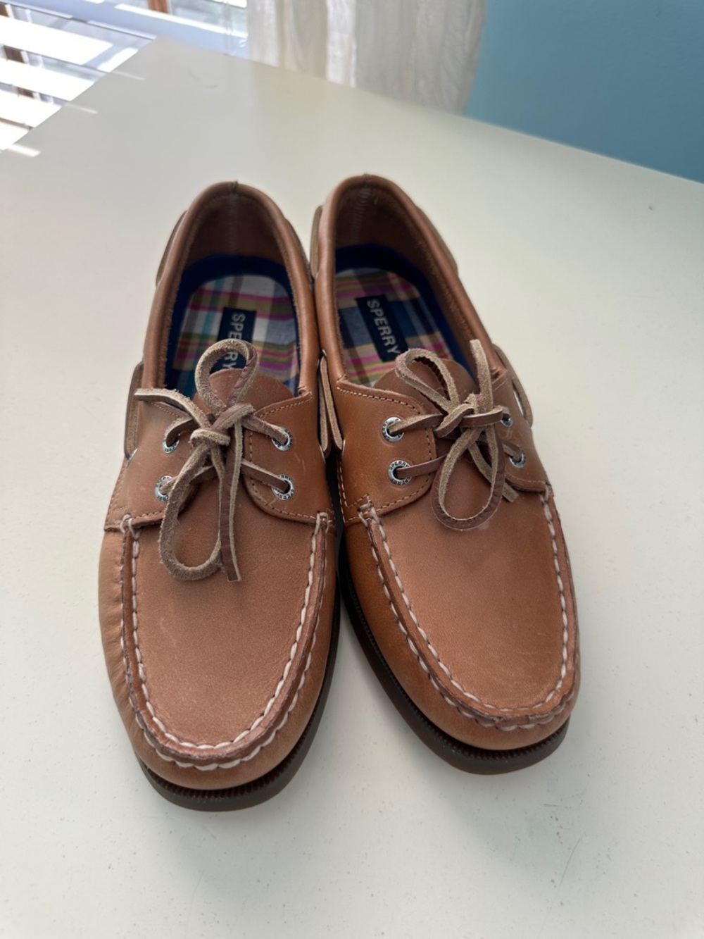 Sperry Tan Boat Shoes